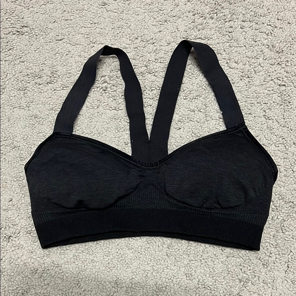 Lululemon Black Sports Bra with Racerback Design